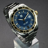 Tag Heuer AquaRacer Royal Caribbean WAY1122.BA0928 41MM Steel Blue Dial Full Set WARRANTY