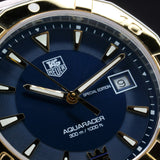 Tag Heuer AquaRacer Royal Caribbean WAY1122.BA0928 41MM Steel Blue Dial Full Set WARRANTY