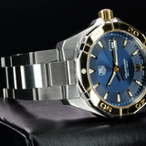 Tag Heuer AquaRacer Royal Caribbean WAY1122.BA0928 41MM Steel Blue Dial Full Set WARRANTY
