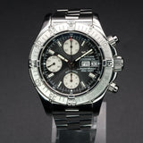 Breitling Superocean Chronograph II A13340 42MM Steel Black Dial WARRANTY