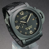 Panerai Luminor 1950 3 Days Gmt Automatic Black Dial Ceramic PAM01438 PAM1438 44MM  Ceramic Black Dial Full Set WARRANTY