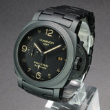 Panerai Luminor 1950 3 Days Gmt Automatic Black Dial Ceramic PAM01438 PAM1438 44MM  Ceramic Black Dial Full Set WARRANTY