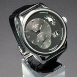 Glashutte Original PanoMaticLunar 1-90-02-43-32-05 40MM Steel Grey Dial Full Set WARRANTY