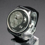 Glashutte Original PanoMaticLunar 1-90-02-43-32-05 40MM Steel Grey Dial Full Set WARRANTY