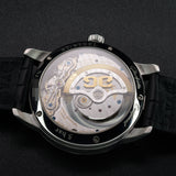 Glashutte Original PanoMaticLunar 1-90-02-43-32-05 40MM Steel Grey Dial Full Set WARRANTY