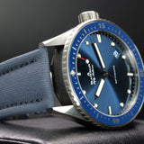 Blancpain Bathyscaphe 5000-0240-O52A 44MM Ceramic Blue Dial Full Set WARRANTY