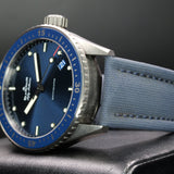 Blancpain Bathyscaphe 5000-0240-O52A 44MM Ceramic Blue Dial Full Set WARRANTY