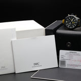 IWC Pilot’s Watch Chronograph Edition “Royal Maces” IW389107 45MM Ceramic Black Dial Full Set WARRANTY