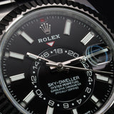 Rolex Sky Dweller 326934 42MM Steel Black Dial Full Set WARRANTY