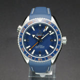 Omega Seamaster Planet Ocean "Good Planet" 232.32.44.22.03.001 44MM Steel Blue Dial Full Set