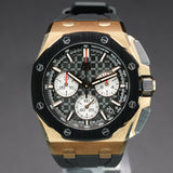 Audemars Piguet Royal Oak Offshore Chronograph 26420RO.OO.A002CA.01 43MM Rose Gold Black Dial Full Set WARRANTY