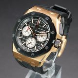 Audemars Piguet Royal Oak Offshore Chronograph 26420RO.OO.A002CA.01 43MM Rose Gold Black Dial Full Set WARRANTY