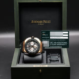 Audemars Piguet Royal Oak Offshore Chronograph 26420RO.OO.A002CA.01 43MM Rose Gold Black Dial Full Set WARRANTY