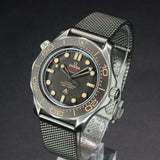 Omega Seamaster 300m James Bond 007 No Time to Die 210.90.42.20.01.001 42MM Titanium Brown Dial Full Set WARRANTY