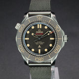 Omega Seamaster 300m James Bond 007 No Time to Die 210.90.42.20.01.001 42MM Titanium Brown Dial Full Set WARRANTY