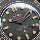 Omega Seamaster 300m James Bond 007 No Time to Die 210.90.42.20.01.001 42MM Titanium Brown Dial Full Set WARRANTY