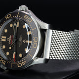 Omega Seamaster 300m James Bond 007 No Time to Die 210.90.42.20.01.001 42MM Titanium Brown Dial Full Set WARRANTY