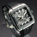 Hublot Square Bang Skeleton Dial 821.NM.0170.RX 42MM Titanium Skeleton Dial Full Set WARRANTY
