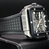 Hublot Square Bang Skeleton Dial 821.NM.0170.RX 42MM Titanium Skeleton Dial Full Set WARRANTY