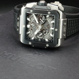 Hublot Square Bang Skeleton Dial 821.NM.0170.RX 42MM Titanium Skeleton Dial Full Set WARRANTY