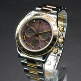 Rolex Daytona 116523 40MM Gold Steel Mother of Pearl Dial WARRANTY