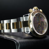Rolex Daytona 116523 40MM Gold Steel Mother of Pearl Dial WARRANTY