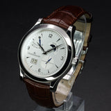 Jaeger-LeCoultre Master Eight Days Q1608420 41MM Steel Silver Dial Full Set WARRANTY