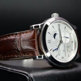 Jaeger-LeCoultre Master Eight Days Q1608420 41MM Steel Silver Dial Full Set WARRANTY