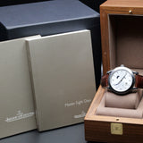 Jaeger-LeCoultre Master Eight Days Q1608420 41MM Steel Silver Dial Full Set WARRANTY