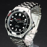 Omega James Bond 50th Anniversary Seamaster Diver 300M 212.30.41.20.01.005 41MM Stainless Steel Black Dial Full Set WARRANTY