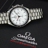 Omega Speedmaster Moonwatch Professional 310.30.42.50.04.001 White Dial Full Set WARRANTY