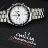 Omega Speedmaster Professional Moonwatch 310.30.42.50.04.001 42MM Steel White Dial Full Set WARRANTY