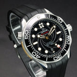 Omega Seamaster Diver "James Bond" 300M 210.22.42.20.01.004 42MM Black Dial Full Set WARRANTY