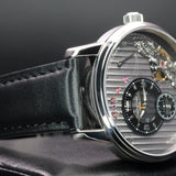 Glashütte Original PanoInverse 1-66-06-04-22-05 42MM Stainless Steel Grey Dial Full Set WARRANTY