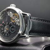 Glashütte Original PanoInverse 1-66-06-04-22-05 42MM Stainless Steel Grey Dial Full Set WARRANTY