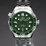 Omega Seamaster Diver 300M 210.30.42.20.10.001 42MM Green Dial Full Set WARRANTY