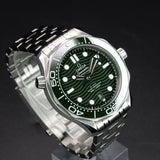 Omega Seamaster Diver 300M 210.30.42.20.10.001 42MM Green Dial Full Set WARRANTY