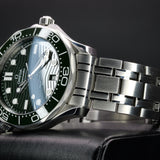 Omega Seamaster Diver 300M 210.30.42.20.10.001 42MM Green Dial Full Set WARRANTY