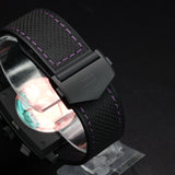 TAG Heuer Monaco CBL218E.FT6312 39MM Purple Blue Skeleton Dial Full Set WARRANTY