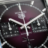 TAG Heuer Monaco CBL2118.FC6518 39MM Purple Dial Full Set WARRANTY