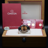Omega Seamaster Aqua Terra Saffron Shades 220.10.38.20.12.001 38MM Steel Orange Dial Full Set WARRANTY