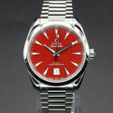 Omega Seamaster Aqua Terra 220.10.38.20.13.003 38MM Steel Terracotta Red Dial WARRANTY
