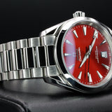 Omega Seamaster Aqua Terra 220.10.38.20.13.003 38MM Steel Terracotta Red Dial WARRANTY