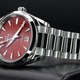 Omega Seamaster Aqua Terra 220.10.38.20.13.003 38MM Steel Terracotta Red Dial WARRANTY