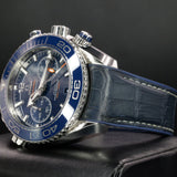 Omega Seamaster Planet Ocean Chronograph 215.33.46.51.03.001 45.5MM Steel Blue Dial Full Set WARRANTY