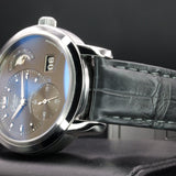 Glashütte Original PanoMaticLunar 90-02-36-12-0542MM Stainless Steel Grey Dial Full Set WARRANTY