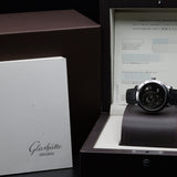 Glashütte Original PanoMaticLunar 90-02-36-12-0542MM Stainless Steel Grey Dial Full Set WARRANTY