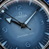 Omega Seamaster 300m Summer Blue 234.30.41.21.03.002 41MM Steel Blue Dial Full Set WARRANTY
