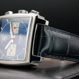 TAG Heuer Monaco Steve Mcqueen CAW2111.FC6183 39MM Steel Blue Dial Full Set WARRANTY