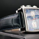 TAG Heuer Monaco Steve Mcqueen CAW2111.FC6183 39MM Steel Blue Dial Full Set WARRANTY
